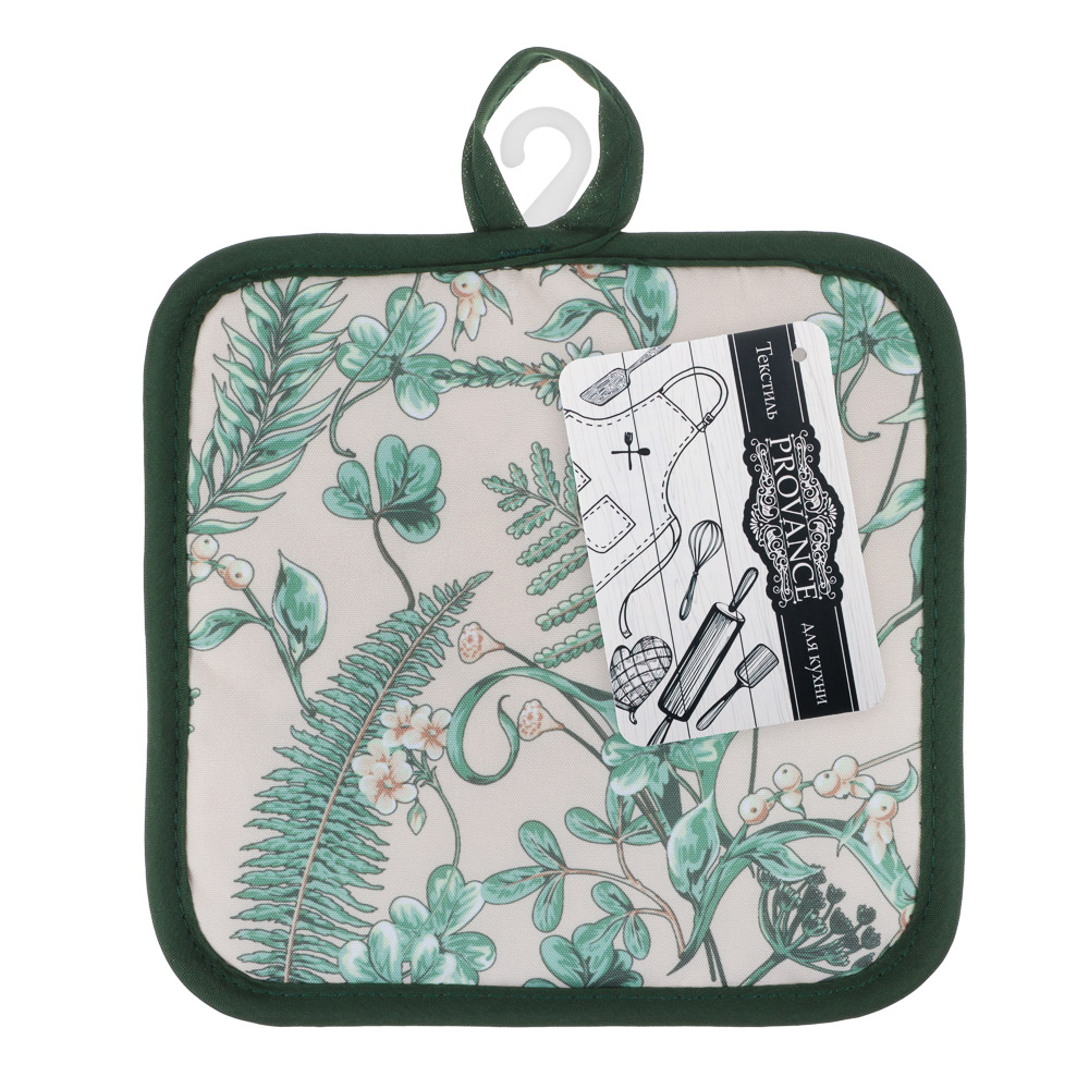 PROVANCE Мосс Прихватка 17х17 см цветы, 100% полиэстер, 3 дизайна - #9