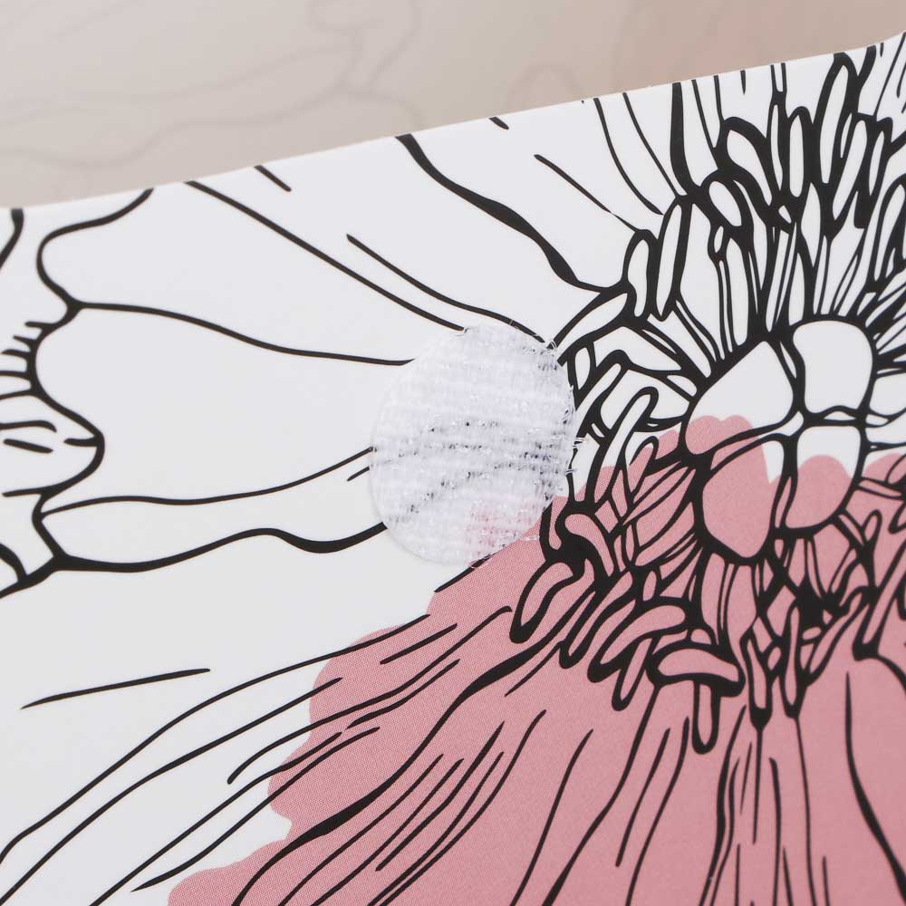 Пакет подарочный бумажный тм LADECOR, M 27x19x9 см, "Цветы" арт 1, 4 дизайна - #6