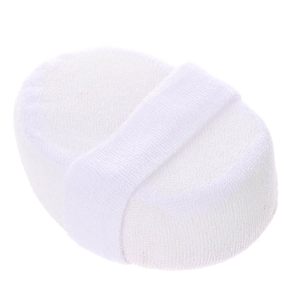 ЮL Мочалка банная объемная овальная на поролоне, рами, хлопок, 14,5х11х4,5см, 3 цвета, МЭ24-01 - #10