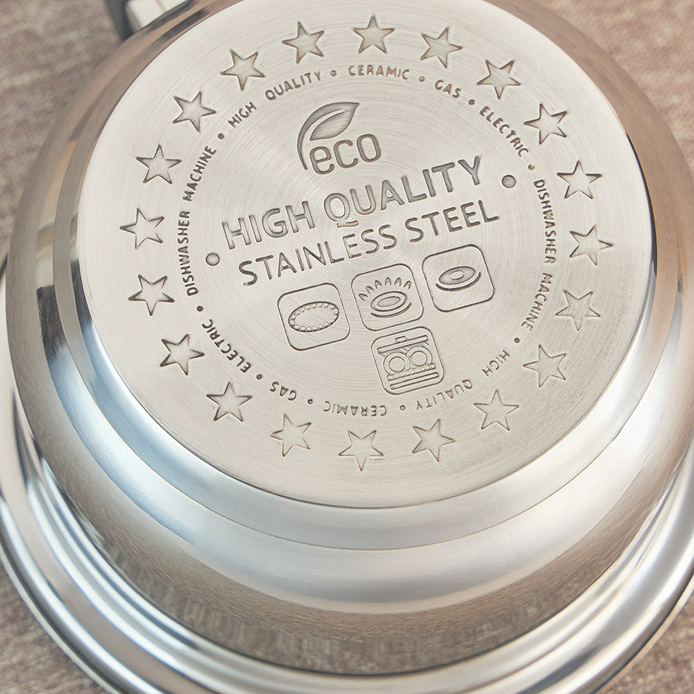 Стрейтон Ковш 16х9,5см, 1,4л, со стекл. крышкой - #10