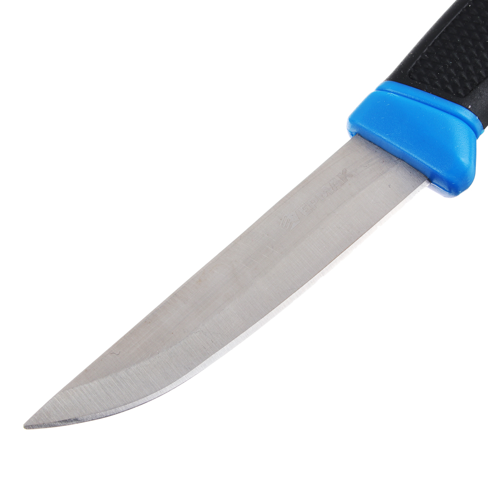 ЕРМАК Нож универсальный для рыбалки и туризма c ножнами, 21,5см, нерж. сталь, пластик - #4