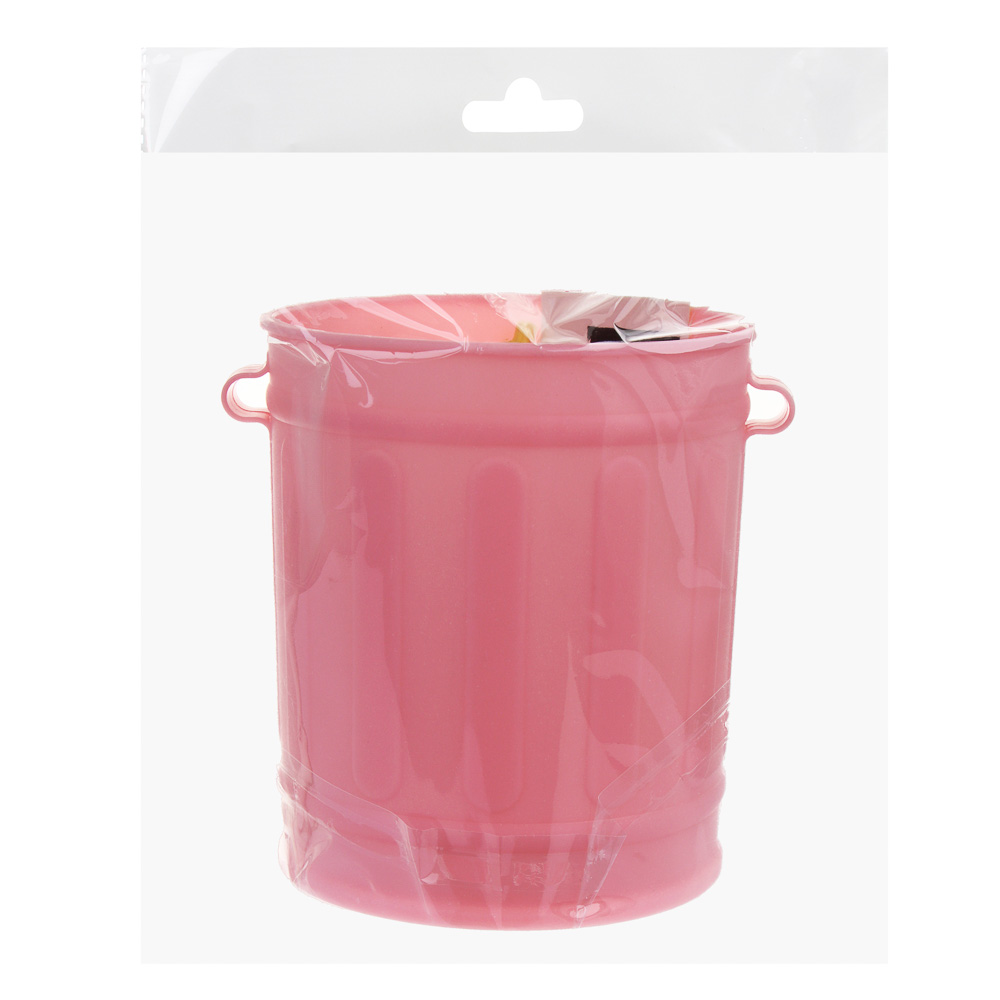 Подставка для ручек и карандашей с ножками, глазами и наклейками, 15x9см, пластик, 3 дизайна - #9