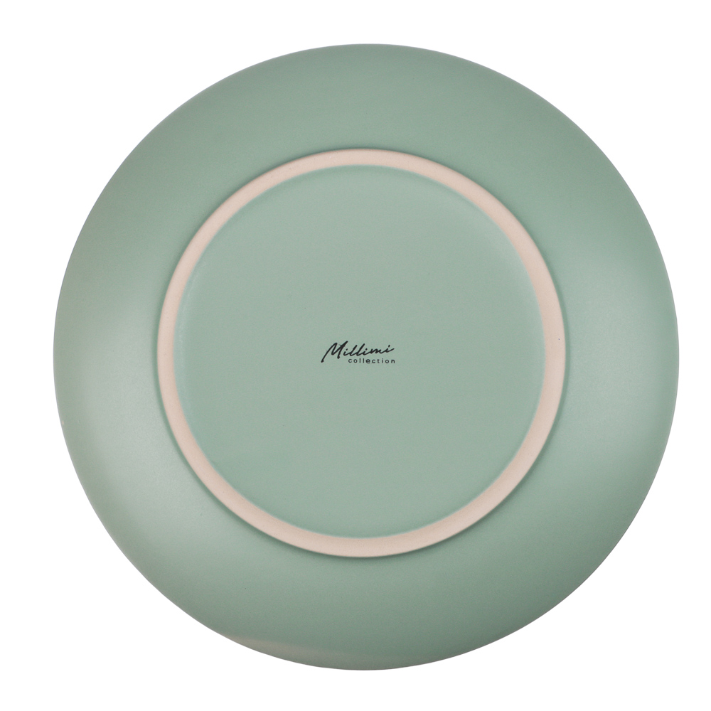 MILLIMI Набор стол.посуды 16пр(тар26см*4, тар20см*4, салатн650мл*4, кружка340мл*4) керамика, оливков - #5