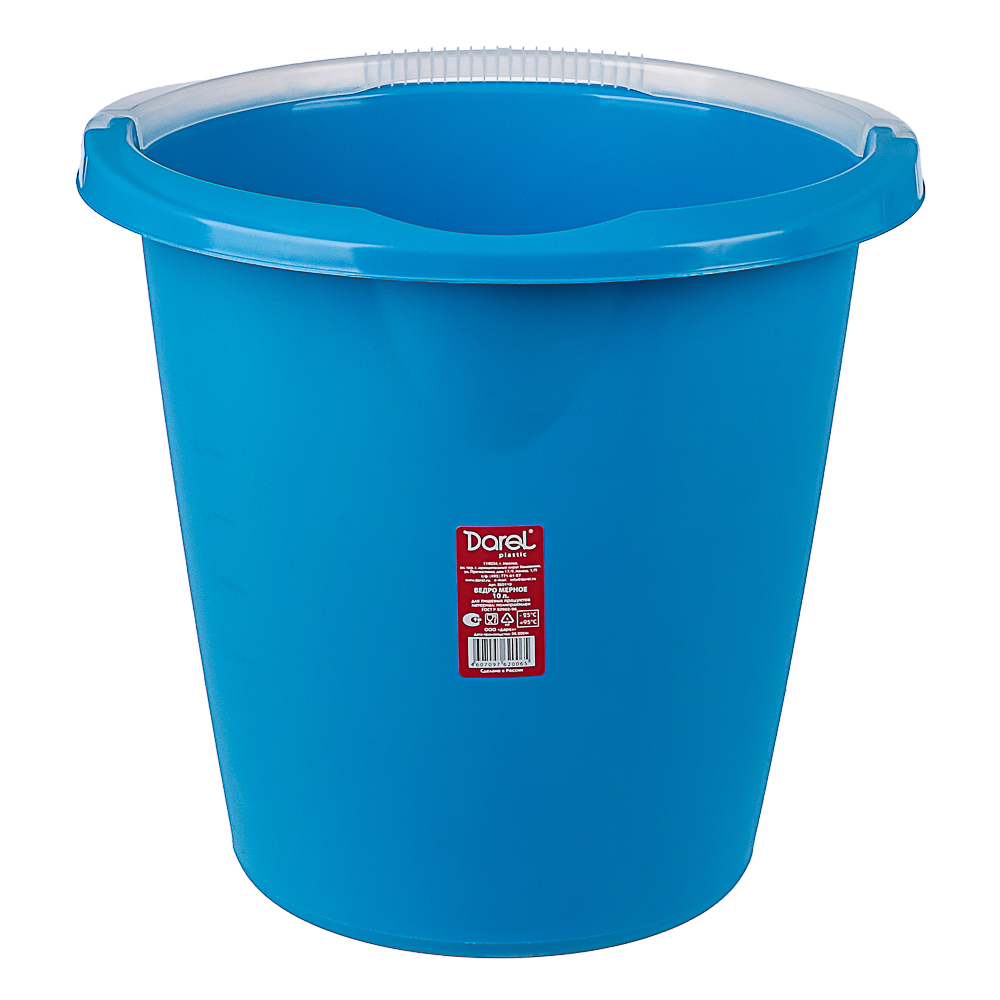 Ведро 10л, пищевой пластик - #4