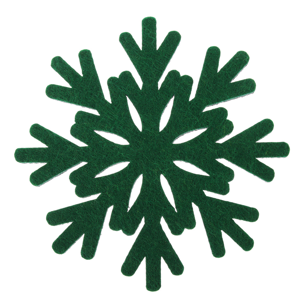 Подставка фетровая Provance "Асти", зеленая, 4 шт - #1