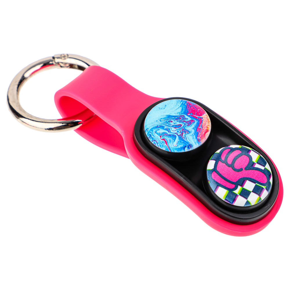 Игрушка антистресс "PPOPUCK", брелок, пластик, магнит 8х12х2см, 12 диз. - #15