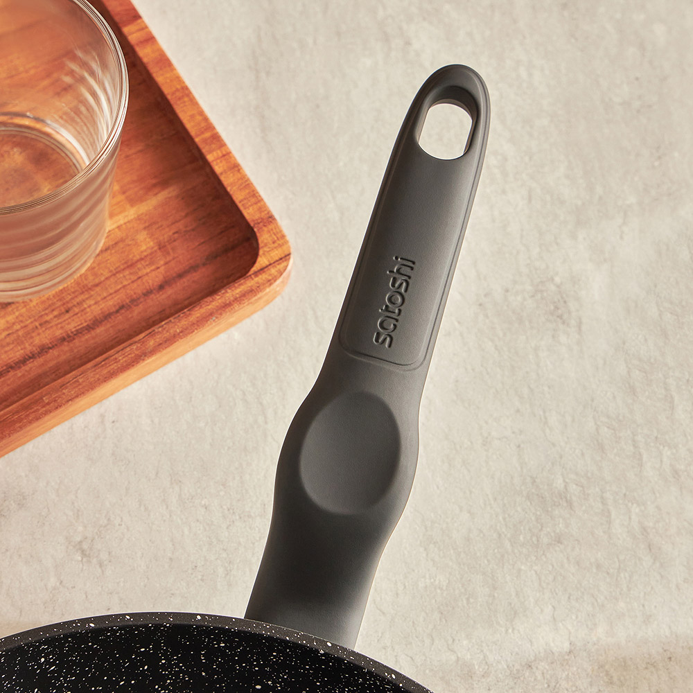 SATOSHI Стоун Сковорода литая d24см, антипригарное покрытие Мрамор, индукция - #11