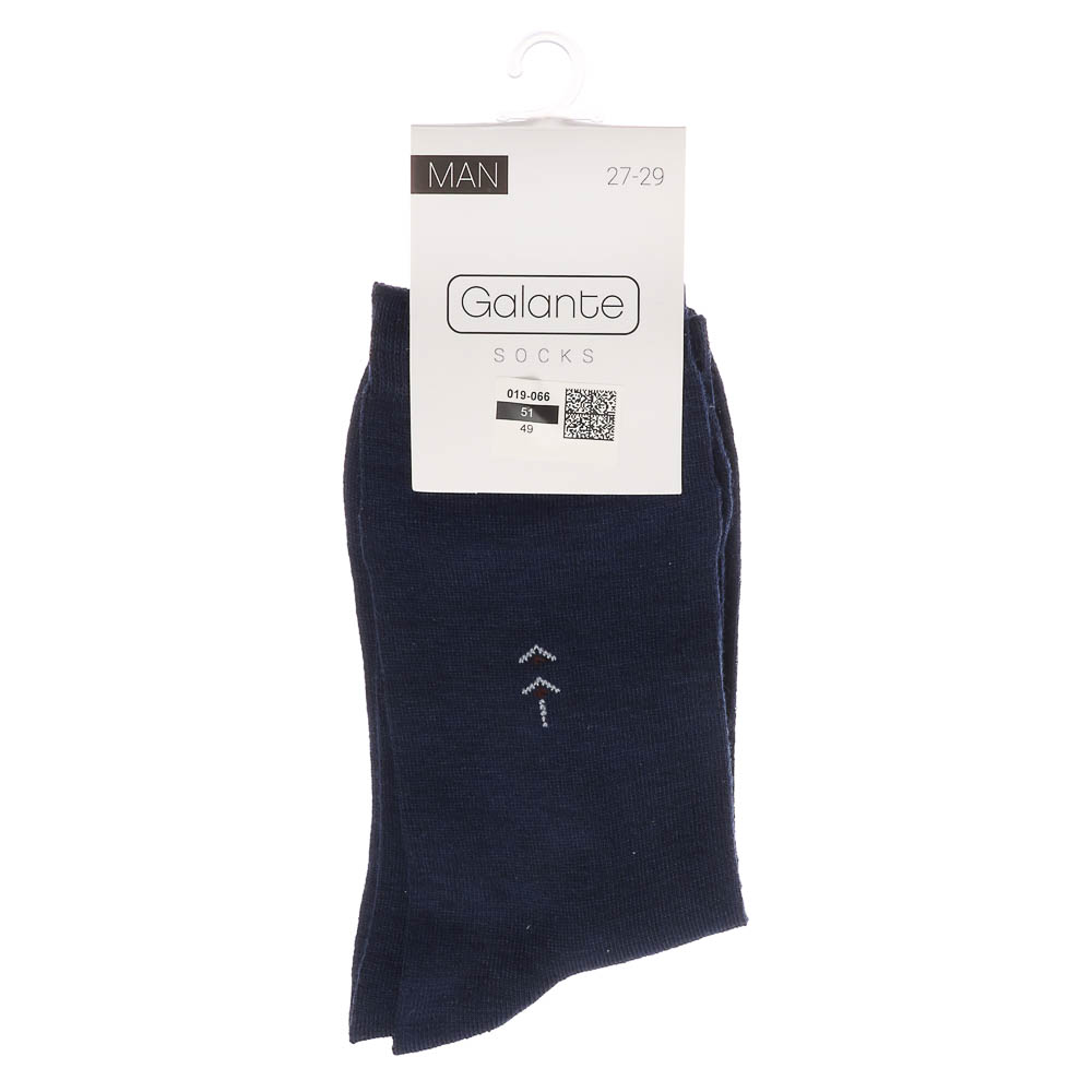 GALANTE Носки мужские, р.27-29, 85% хлопок, 10% полиамид, 5% спандекс, разноцветные, #3 - #5