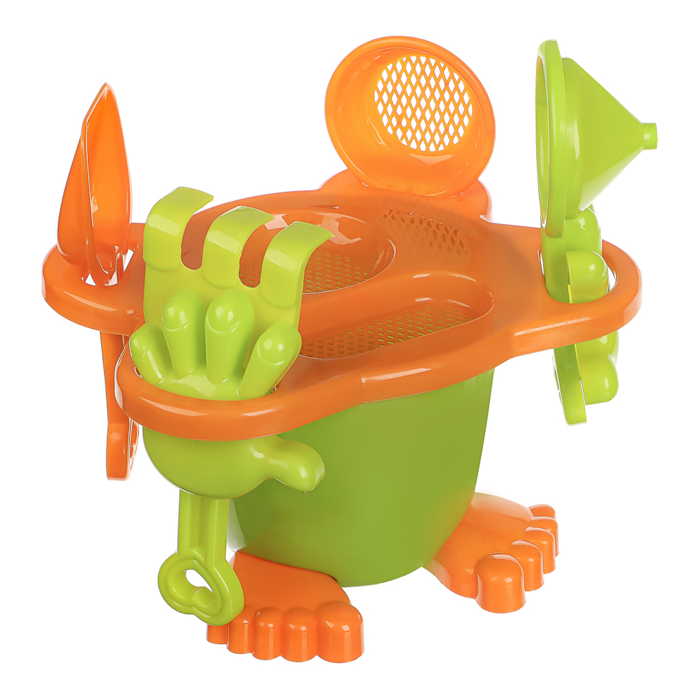 Набор для игры в песке "Дружок", ИГРОЛЕНД, 9 предметов, для детей 3+ - #14