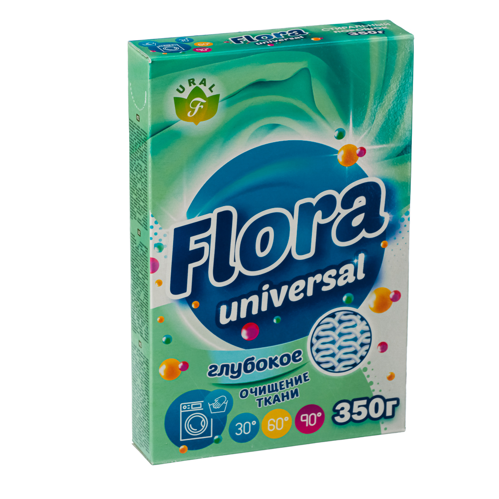 Стиральный порошок Flora, универсальный, 350 г - #1