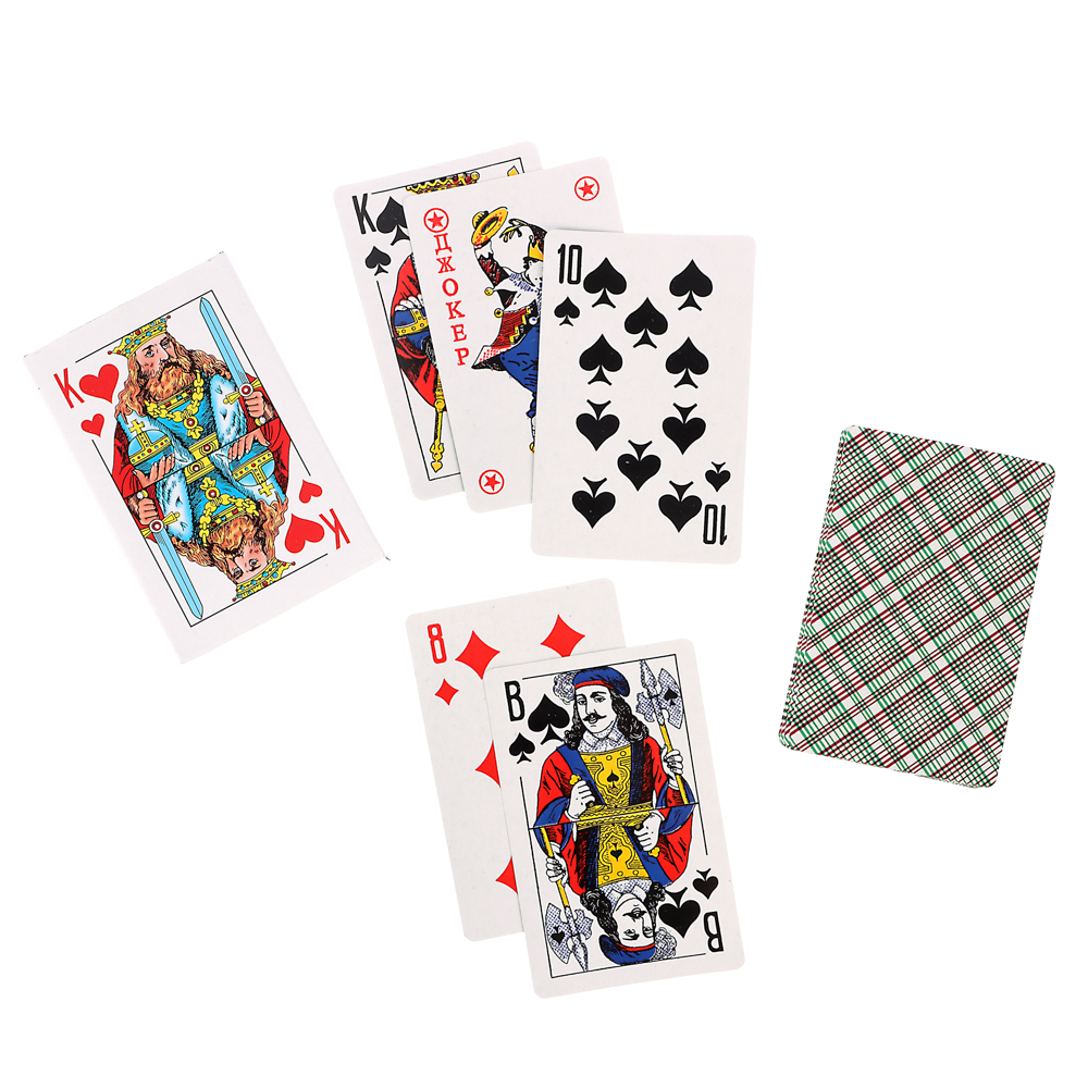 Карты игральные 54 шт/колода, 9x6 см - #1