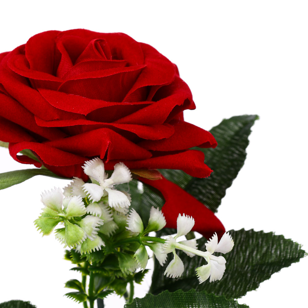 LADECOR Цветы в горшке, керамика, пластик, 7х7х17,2см, 9 цветов, 2 вида - #3