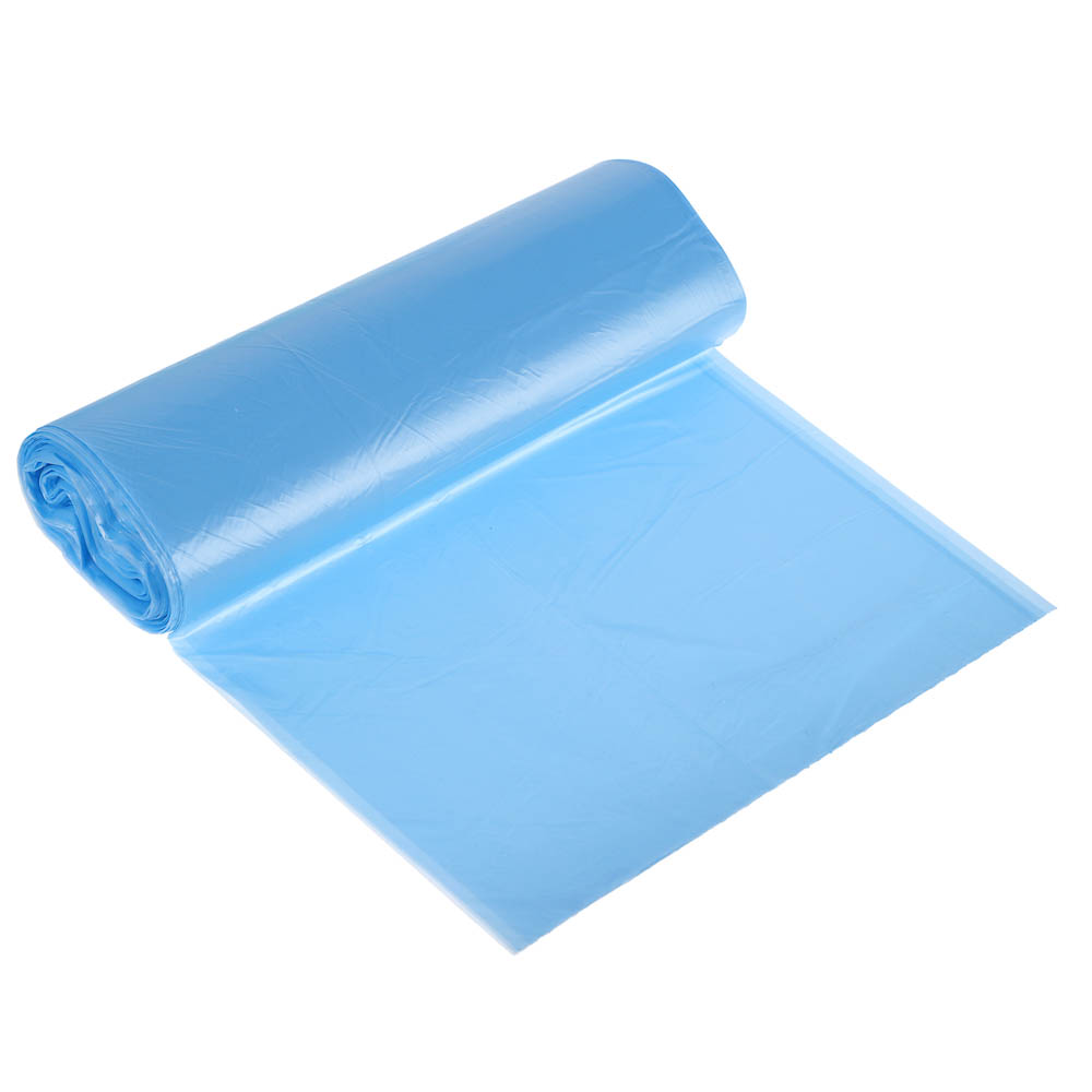 VETTA Мешки для мусора 60 л., 20 шт.,стандарт, синие, рулон - #3