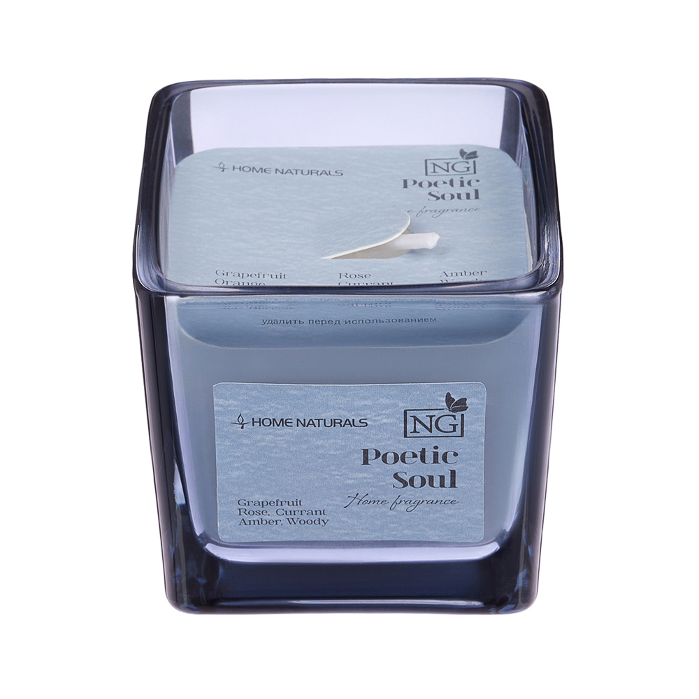 NEW GALAXY Свеча ароматизированная Home Naturals, poetic soul, rosso nobile,leather noir,pear&freesi - #4
