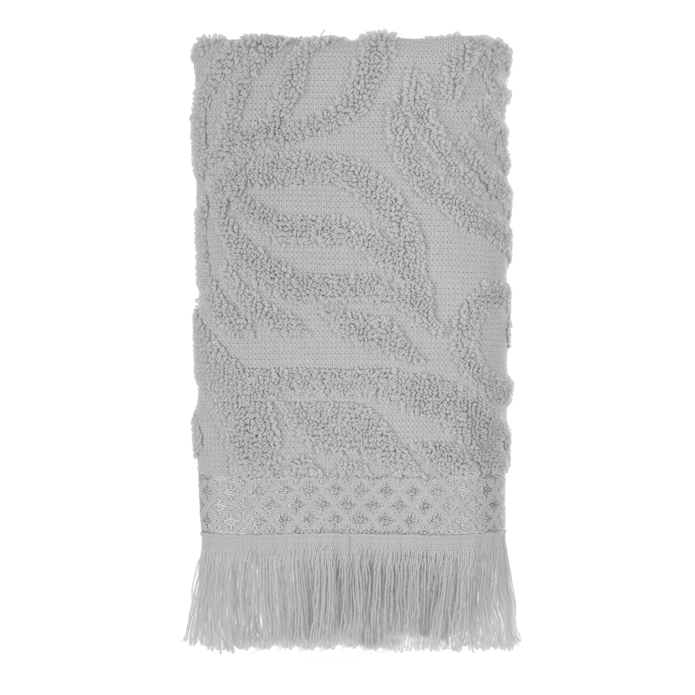 PROVANCE Шанталь Комплект полотенец махровых жаккард, 100% хл., 30х50, 50х90, 70х130, 430г/м, серый - #9