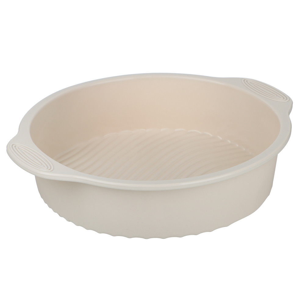 SATOSHI Форма для выпечки с ручками, круглая, 28х5,5см, силикон - #2