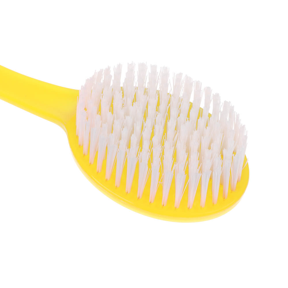 ЮL Щетка для тела с искусств. щетиной на пластиковой ручке, 34см, 3 цвета - #7