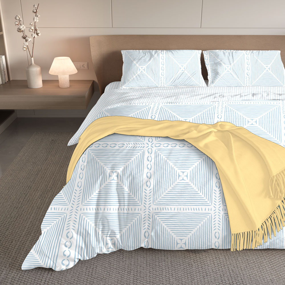 Комплект постельного белья евро (4 предмета) тм PROVANCE Орра 100% полиэстер, 2 дизайна - #1