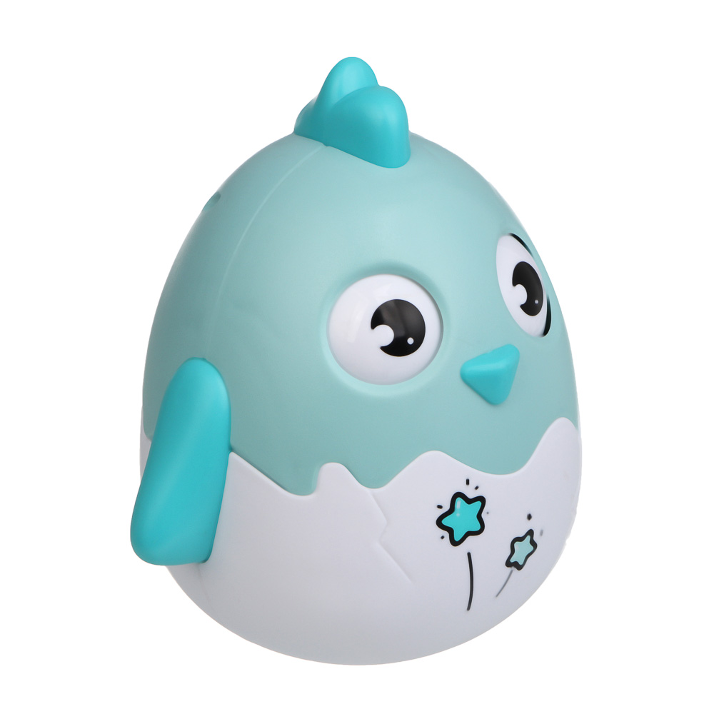 Развивающая игрушка неваляшка ИГРОЛЕНД "Цыпленок", ABS, 12х11,2х8,4см, 3 дизайна - #4