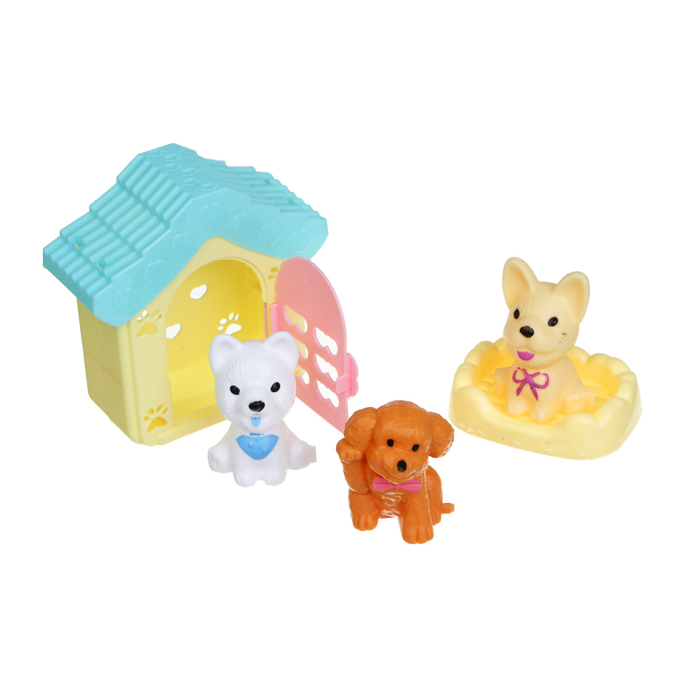 ИГРОЛЕНД Кукла с питомцем и акс., PP, ABS, 21,5х3,5х27,3 см, 3 дизайна - #8