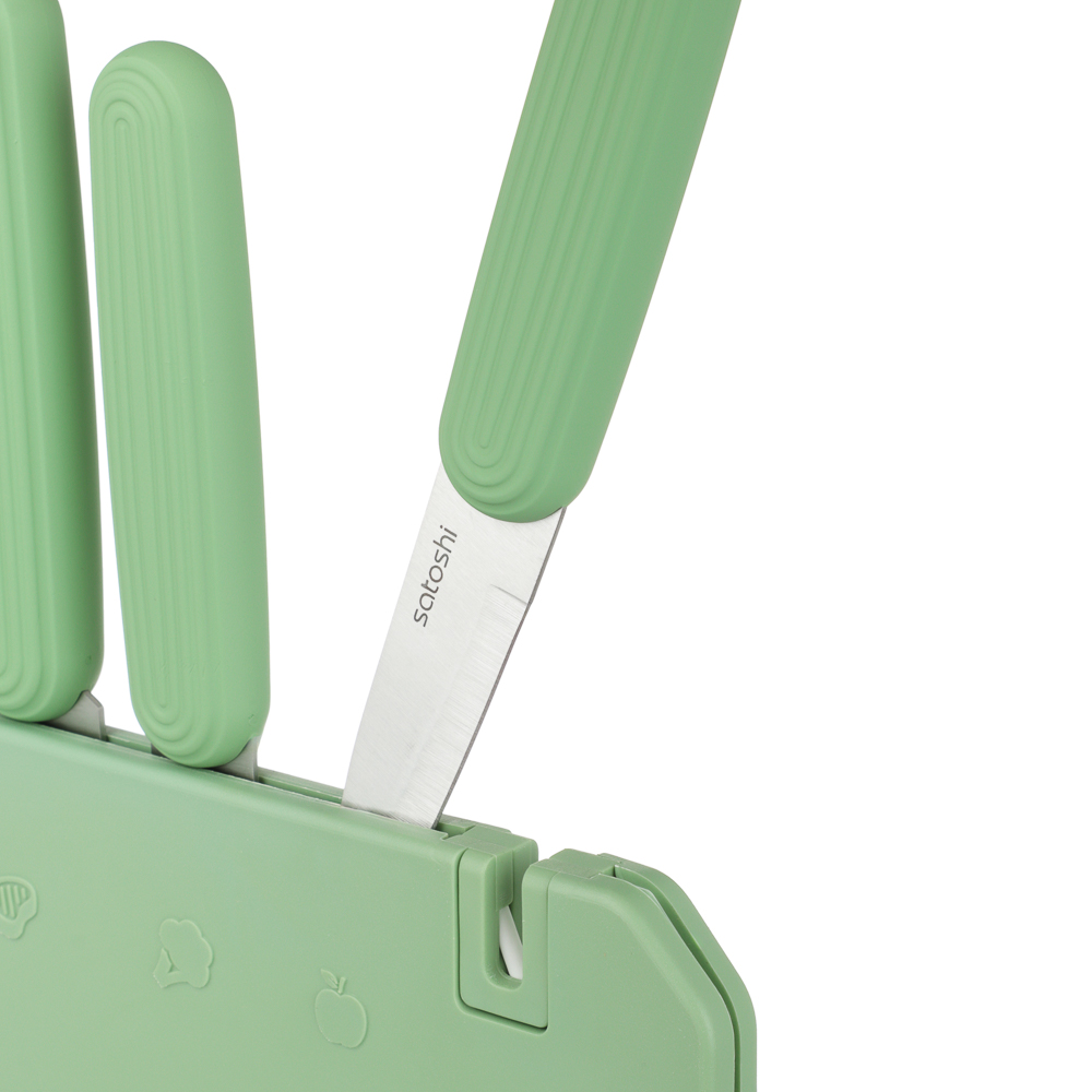 SATOSHI Кайо Набор ножей кухонных 6пр, на подставке - #3