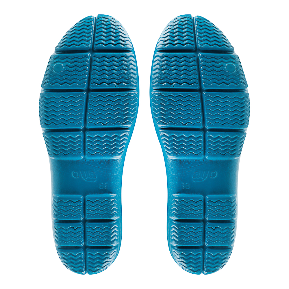 Галоши утепленные женские AYO, синий/зеленый, размер 36-41, материал галоши ЭВА, утеплитель ворсин - #13