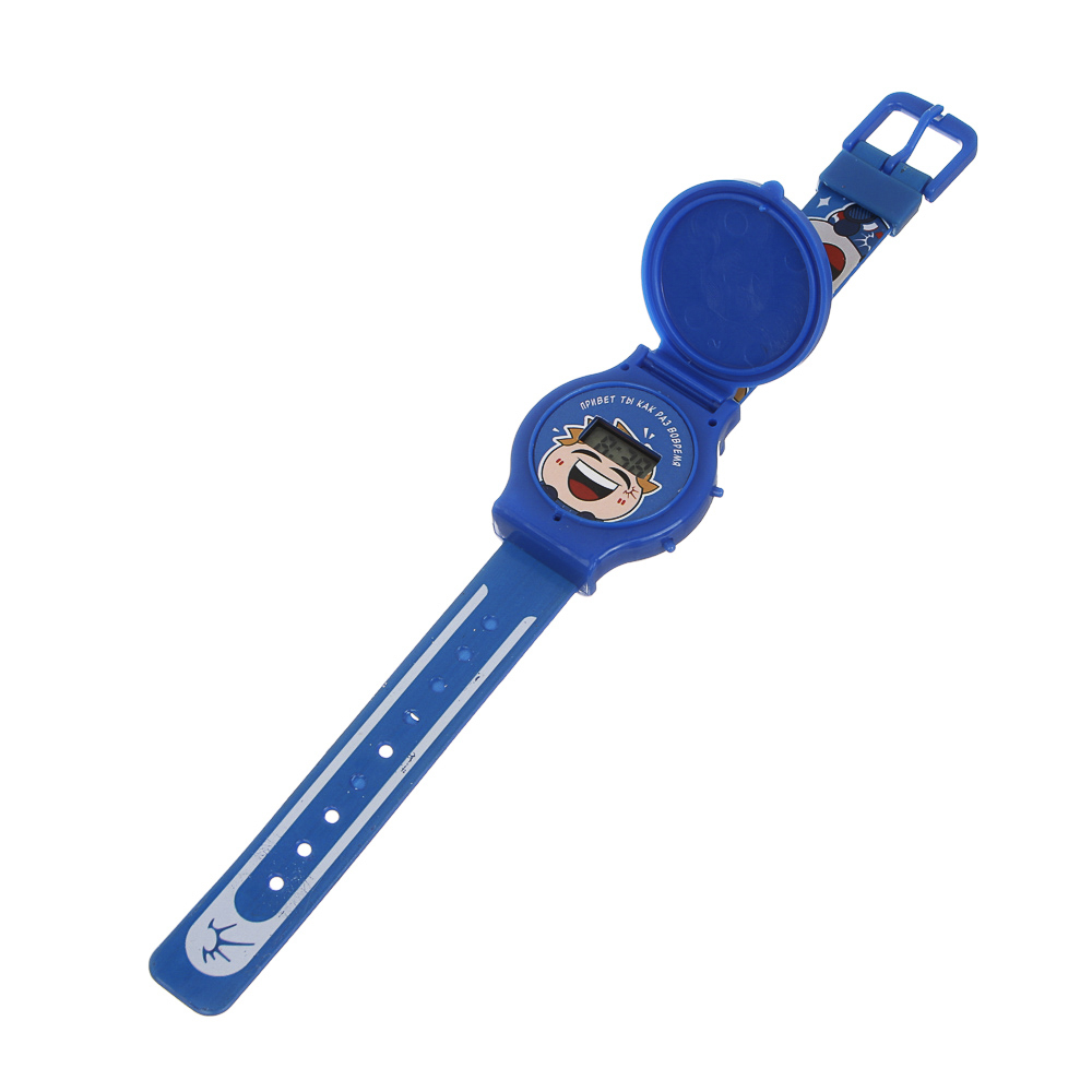 Часы детские электронные "Русские Супергерои", PVC, пластик, 1*LR41, тм BY - #6