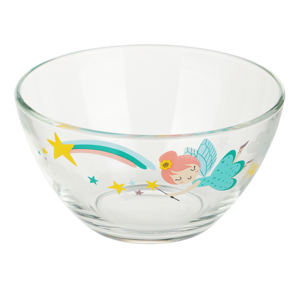 Набор для завтрака "Принцессы", 3 предмета: кружка 200мл, салатник 12,7см (0,46л), тарелка 19,6см - #4