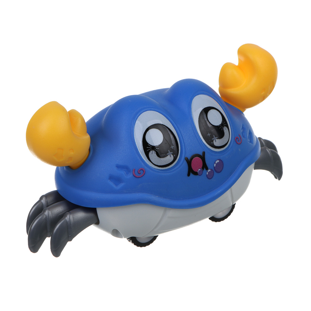 ИГРОЛЕНД Игрушка для малышей "Крабик-весельчак", ABS, 12,6х6,6х6,4см - #4