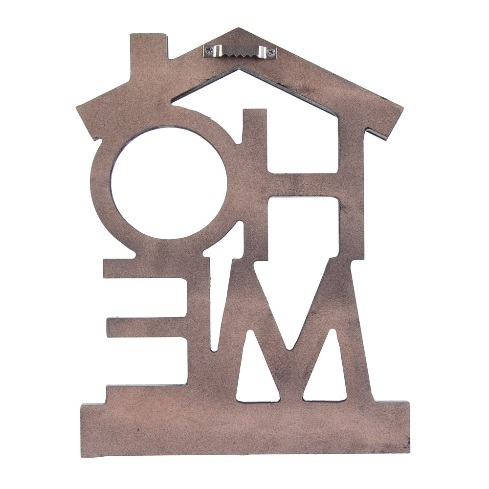 Ключница открытого типа HOME на 2 крючка, 18,5x3,5x24 см, МДФ, цвет белый - #4