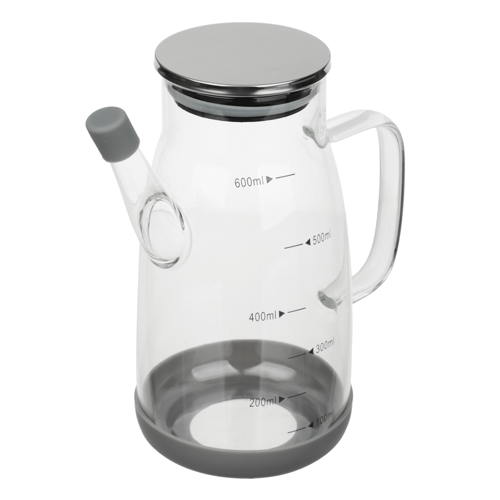 VETTA Кувшин для масла/уксуса, 600мл, стекло, силикон, металл, пластик - #3