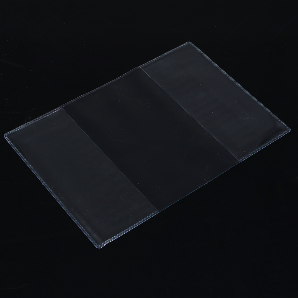 Обложка на паспорт прозрачная, 13,2х9,2см, ПВХ - #3