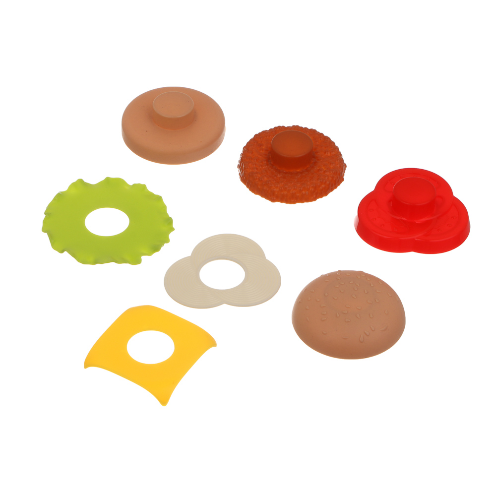 ИГРОЛЕНД Набор продуктов "Гамбургер мини", составной, ABS, 6х6х4,7 см - #5