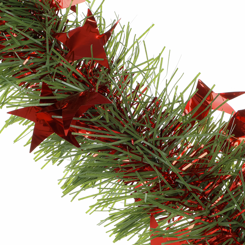 СНОУ БУМ Мишура 10x200см, ПЭТ, с фигурным декором, ПВХ, цвета в ассортименте, 26-336 - #3