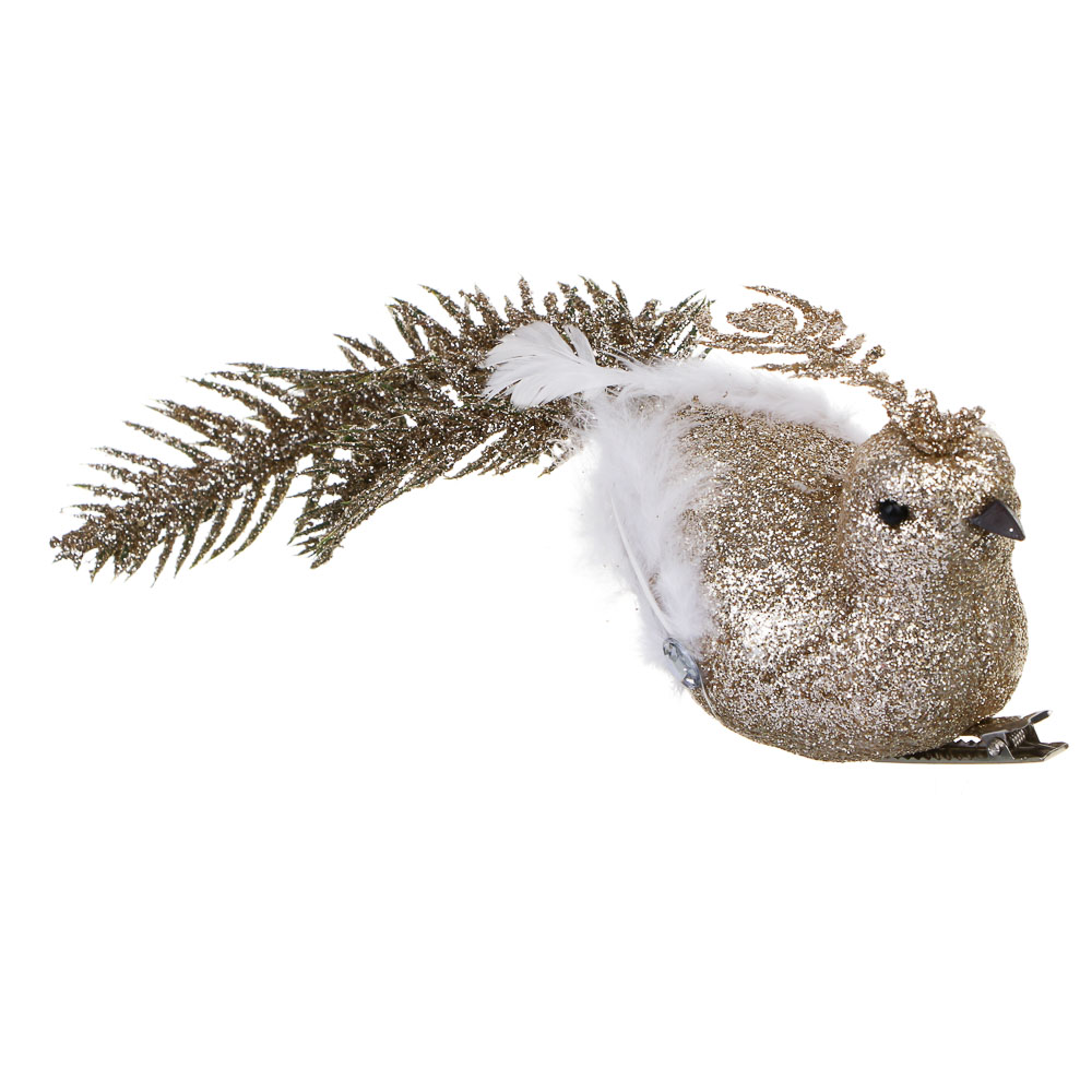 СНОУ БУМ Птица на прищепке 1шт, 5x20 см, пластик, 26-706 - #1