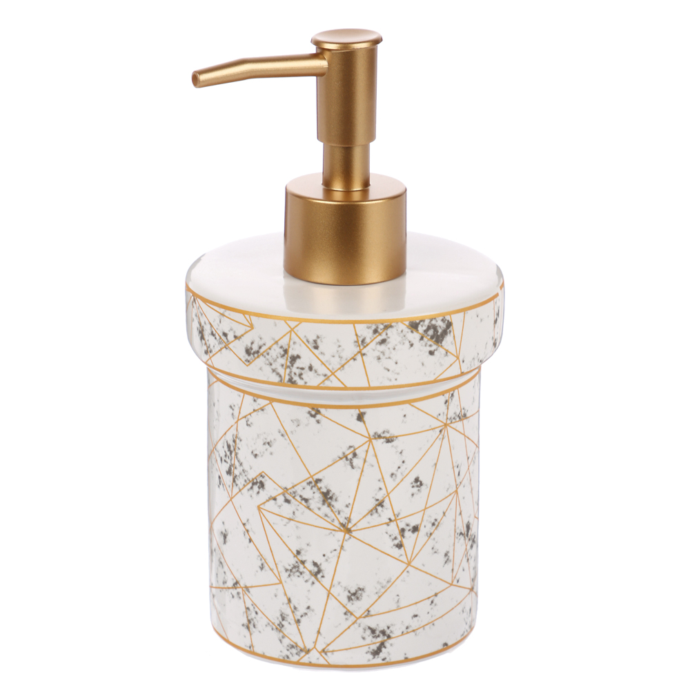 VETTA Дозатор для жидкого мыла "Ла Рош 2", керамика, 2 дизайна (без мет.) - #2