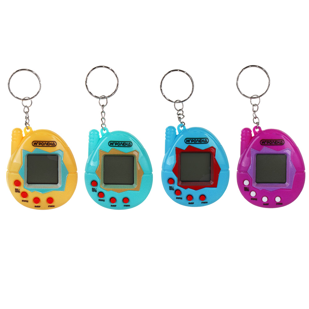 ИГРОЛЕНД Игрушка "Электронное животное", 2AG13, пластик, 4,8х6см, 4 цвета - #2