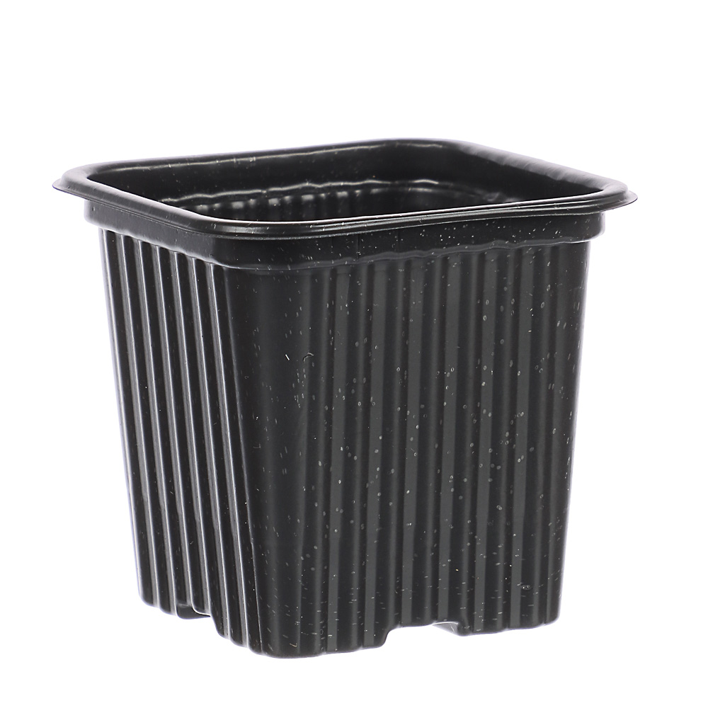 Горшок для рассады 7х7х6,5 см, 0,2 л, квадрат, ПЭТ - #1