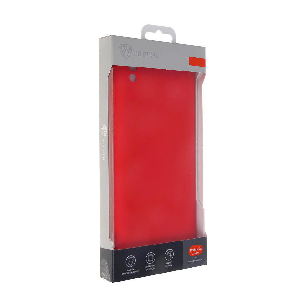 BY Чехол для смартфона Цветной, Xiaomi Redmi 9A, красный, силикон - #4