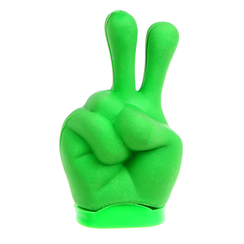 Точилка для карандашей с ластиком, "Камень-ножницы-бумага", пластик, ТПР, 9 дизайнов - #4