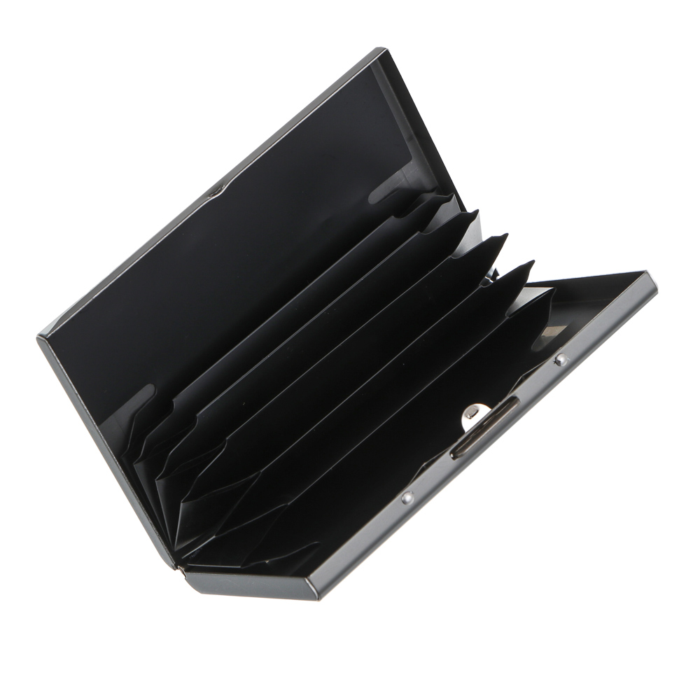 Кардхолдер книжка с защитой от считывания 6 слотов тм ЮL, алюминий, пластик, 9,8х6,5 см, 3 цвета - #3