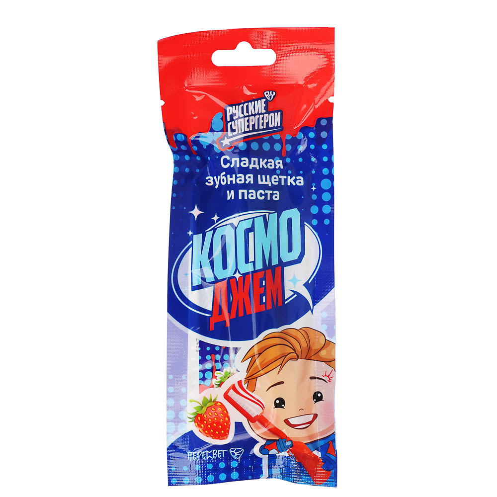 BY Русские Супергерои Жидкая конфета-гель и конфета-драже на палочке 12 гр. - #1