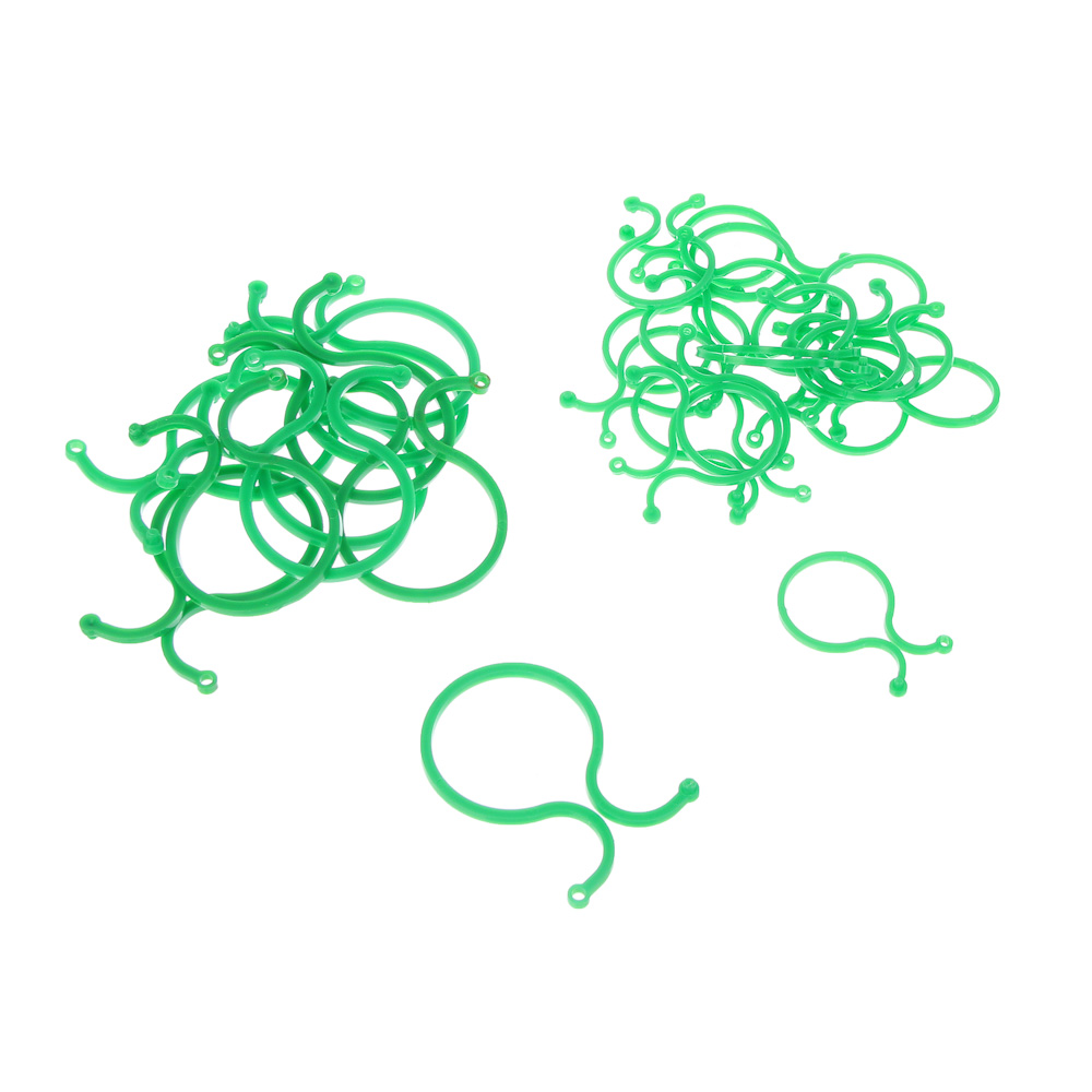 INBLOOM Зажимы садовые, 20шт. (4х3см-10шт, 6х4см-10шт), PP - #1