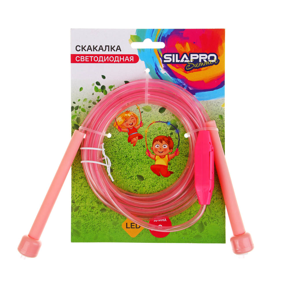 SILAPRO Скакалка светодиодная 2.8м, d=4.6мм, 3 реж., 3хLR44, PP, PVC - #5