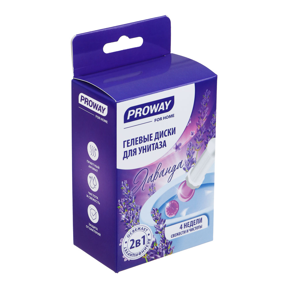 PROWAY Диски гелевые для унитаза "Лаванда"/"Океан"/"Цитрус" шприц, к/у, 36мл. 1шт - #7