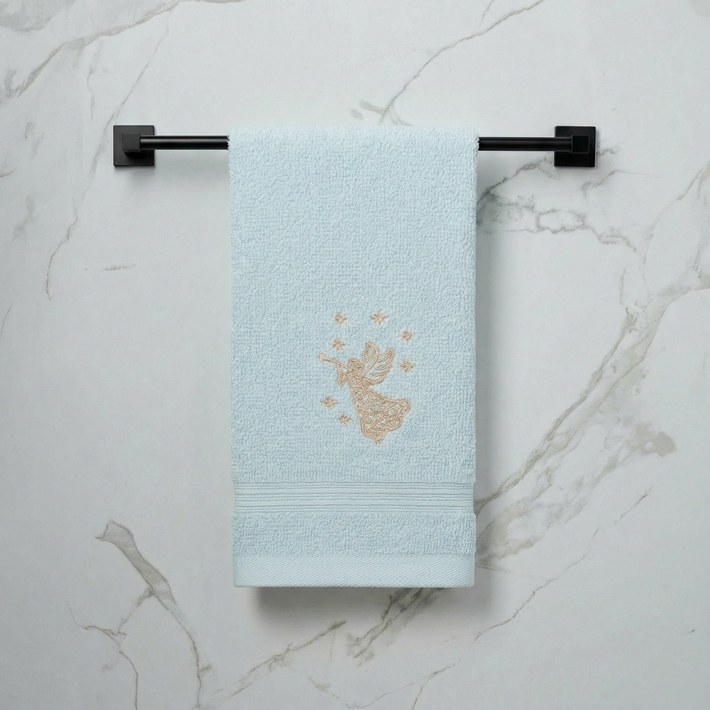 PROVANCE Ангелы Полотенце махровое с вышивкой, 30х50см, 100% хлопок, 2 дизайна - #4