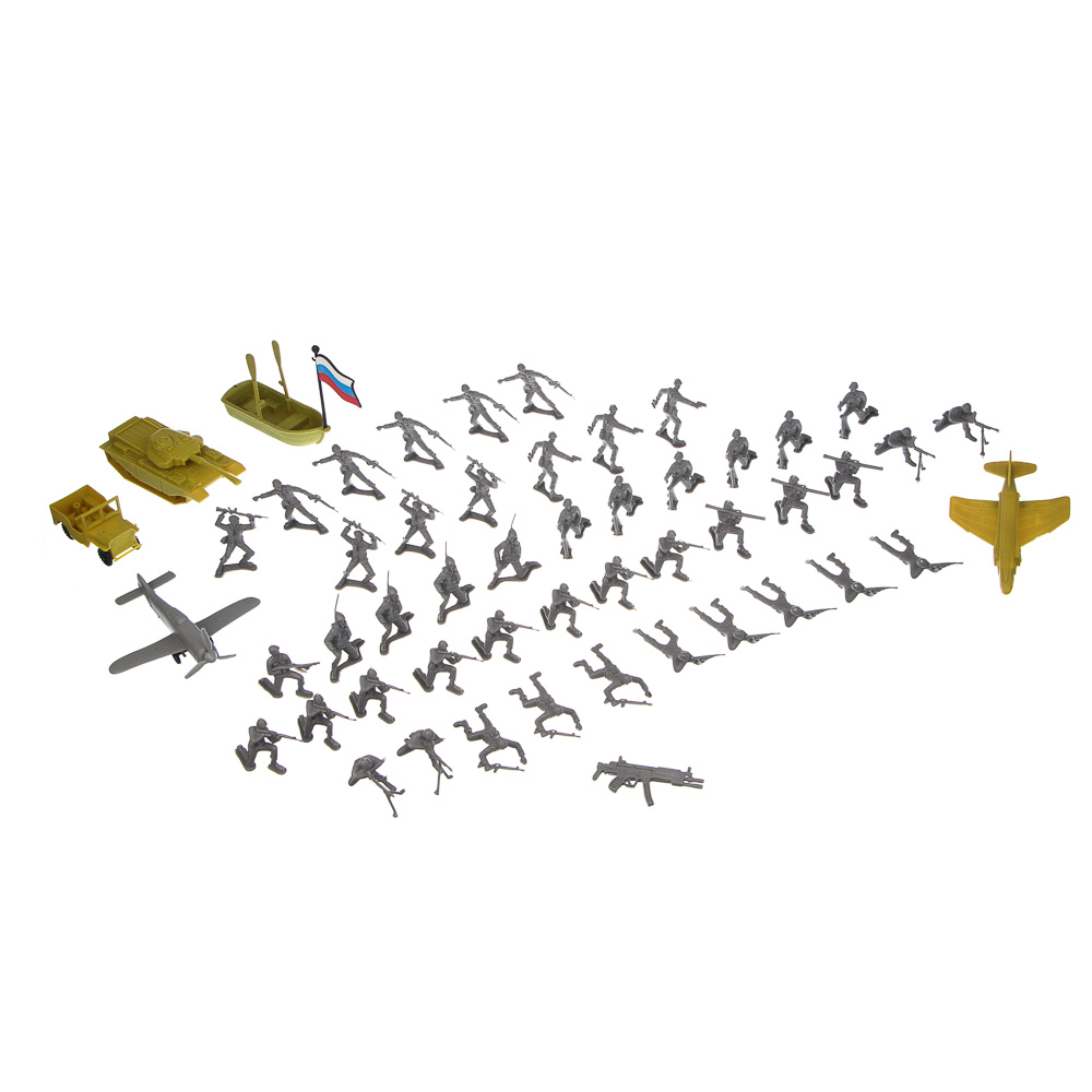 ИГРОЛЕНД Набор солдатиков 100 шт., пластик - #13