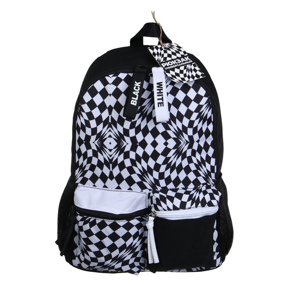 FLOMIK Рюкзак универсальный 40х30х15см, "Оптик", 1 отд., 2 передних, 2 бок.кармана, 1 карман на сп. - #6