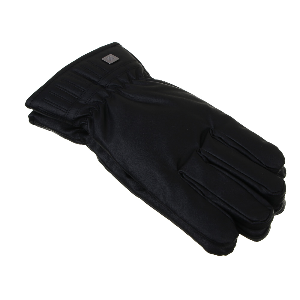 GALANTE Перчатки мужские контактные на подкладке, р.22-24, 100% полиэстер, черные, ОЗ25-24 - #1