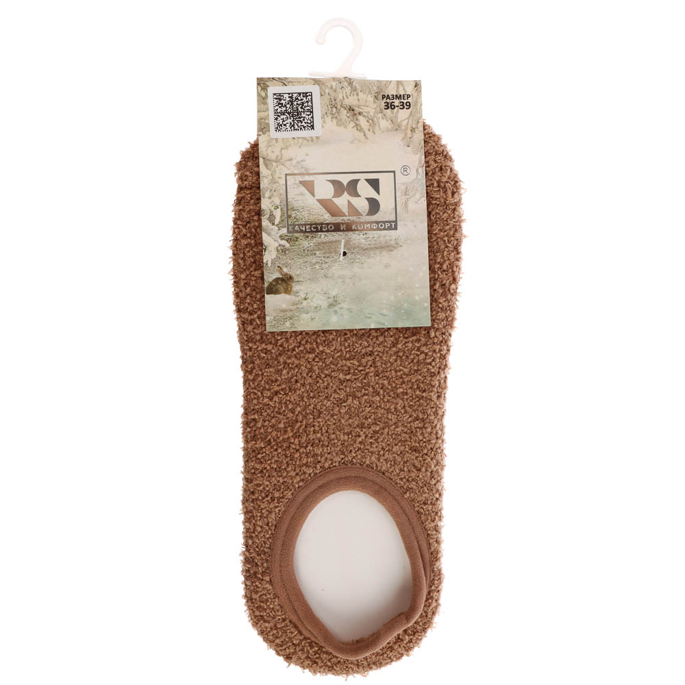 Носки укороченные с нескользящей подошвой, тм RS, 98% полиэстер, 2% спандекс, р. 36-39, RSC1-3 - #5
